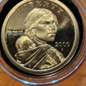 SACAJAWEA 2000S Dollar US 1 Dollar Proof Like Coin